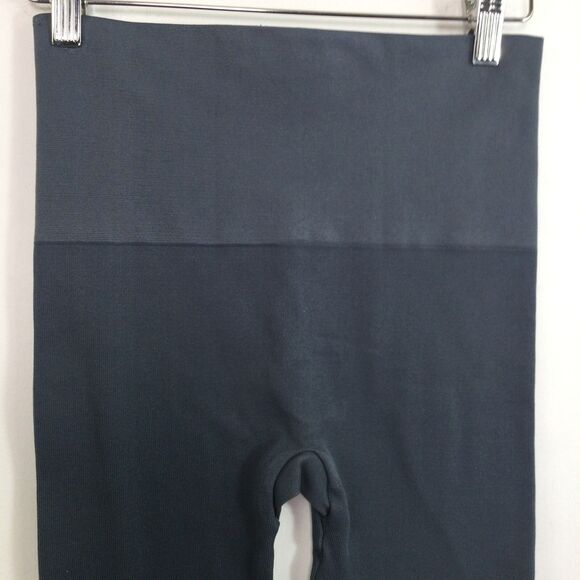 Spanx Womens Look At Me Now Seamless Side Zip Leggings Dark Blue Size Medium - Picture 11 of 11